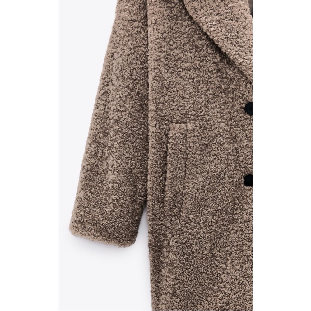 Zara oversized teddy coat - Picture 5 of 12